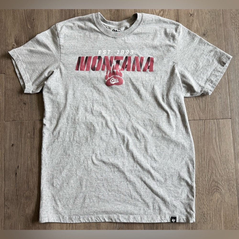 ‘47 University of Montana Gray Graphic T-Shirt, Men’s Medium